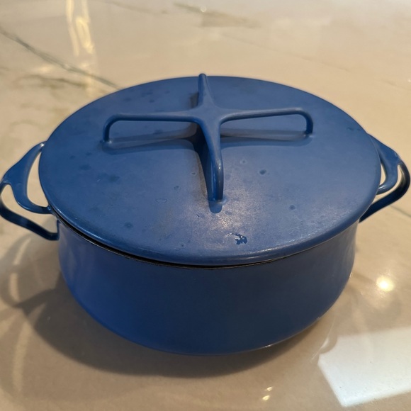 Dansk Blue Cast Iron Dutch Oven - Picture 11 of 11